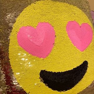 Heart Face Emoji, Sequence Pillow